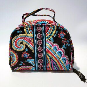 Vera Bradley Parisian Paisley Travel Organizer Jewelry Makeup Craft Retired